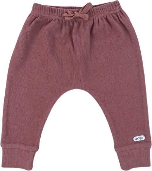 Lodger Bavlněné tepláčky Jogger Nomad Rib Rosewood 68 - obrázek 1