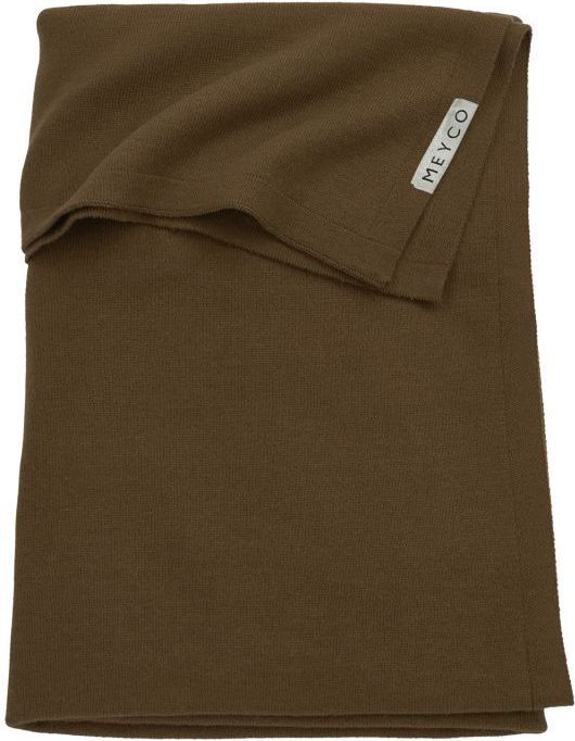 Meyco Deka do kočárku/kolébky 75x100 cm Knit Basic Chocolate 2021 - obrázek 1
