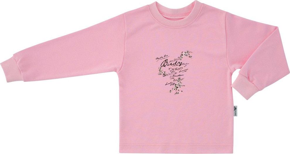 ESITO Dětské tričko s dlouhým rukávem Pink Birds - obrázek 1