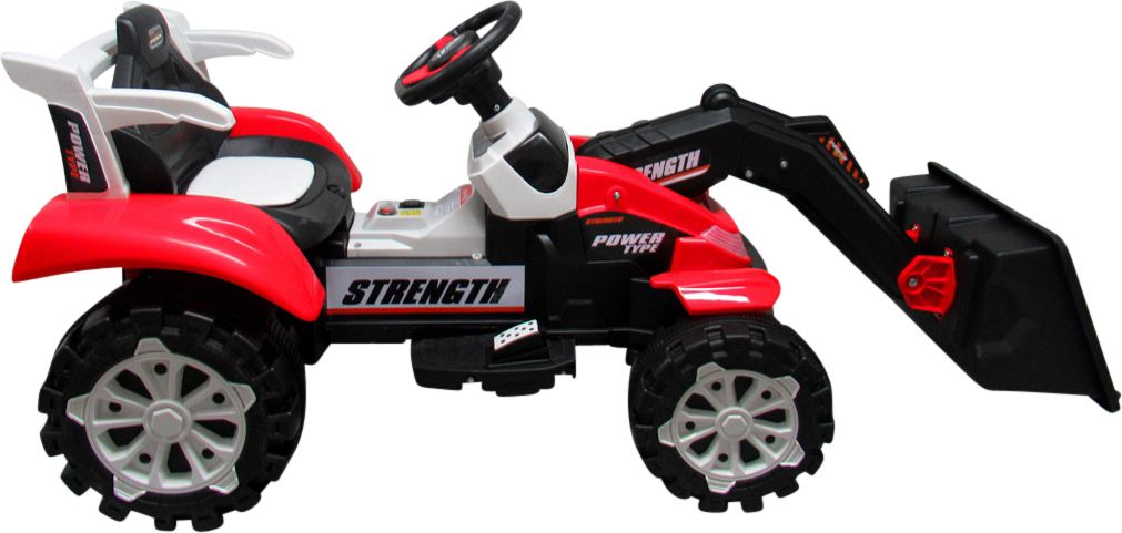 Tomido elektrický traktor Strenght - červený - obrázek 2