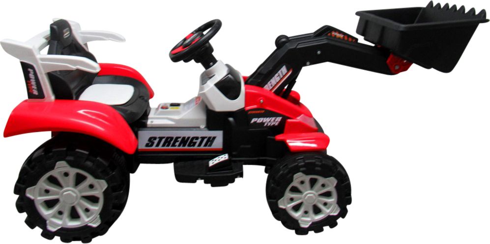 Tomido elektrický traktor Strenght - červený - obrázek 4