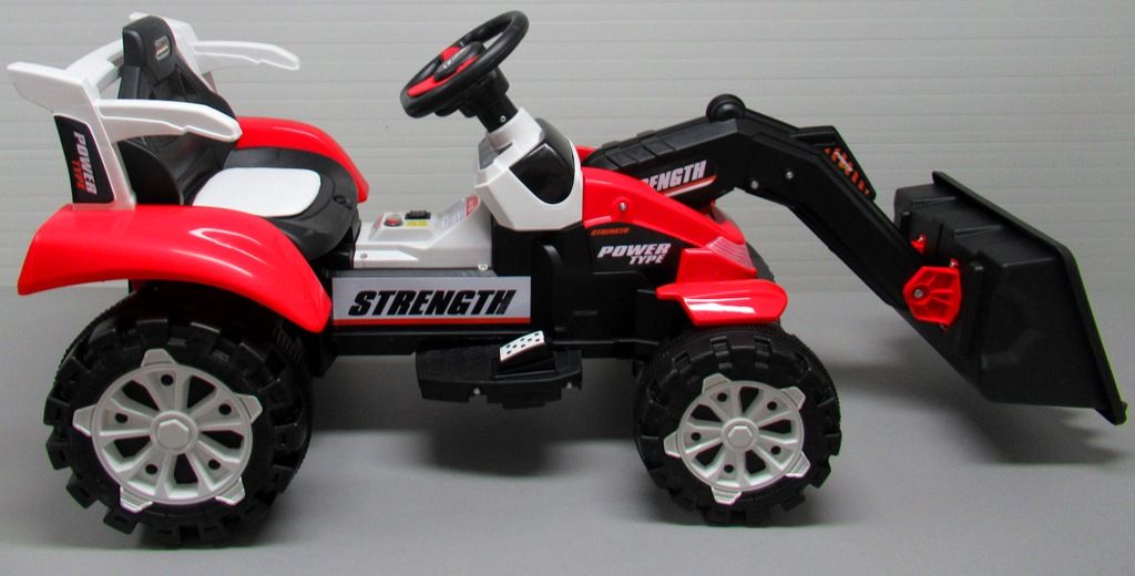 Tomido elektrický traktor Strenght - červený - obrázek 6