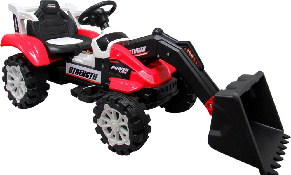 Tomido elektrický traktor Strenght - červený - obrázek 7
