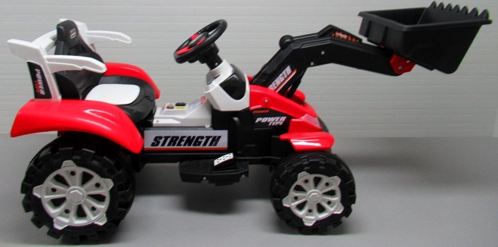 Tomido elektrický traktor Strenght - červený - obrázek 8