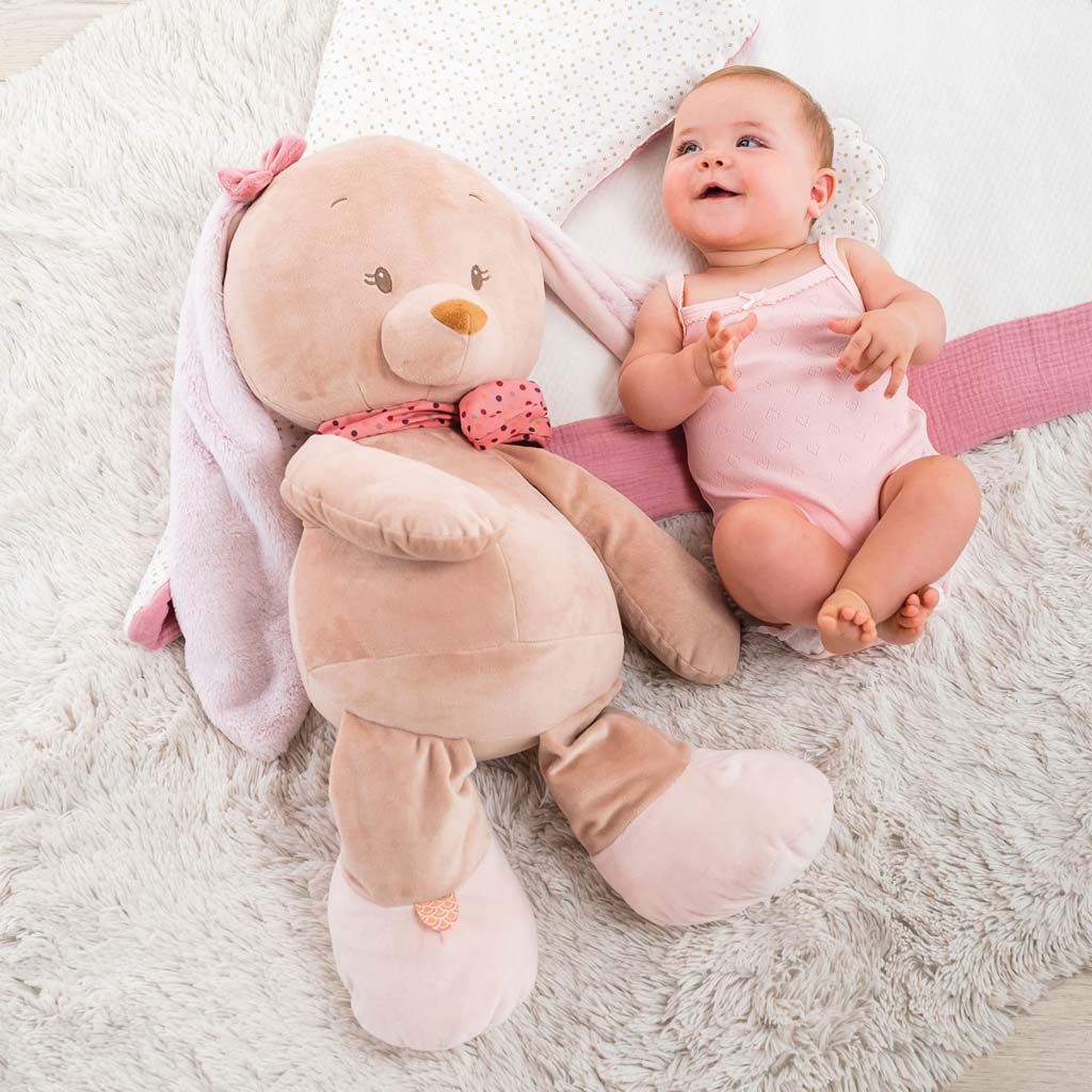 NATTOU Hračka plyšová zajíček Pauline PS 75 cm - obrázek 2