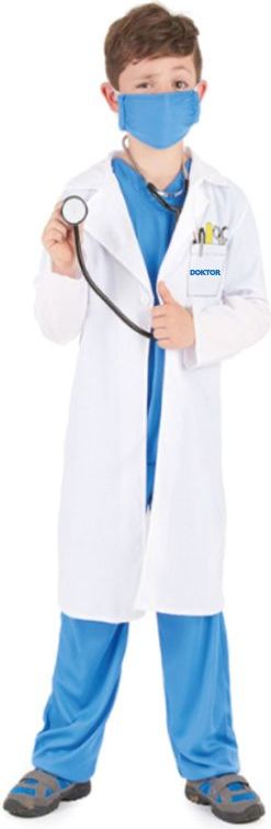 Rappa Dětský kostým doktor (S) - obrázek 1