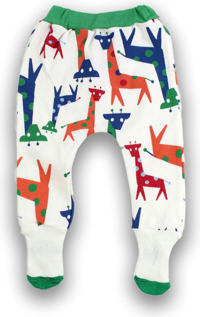 Kojenecké polodupačky žirafa, bílá Velikost: 68 - obrázek 1