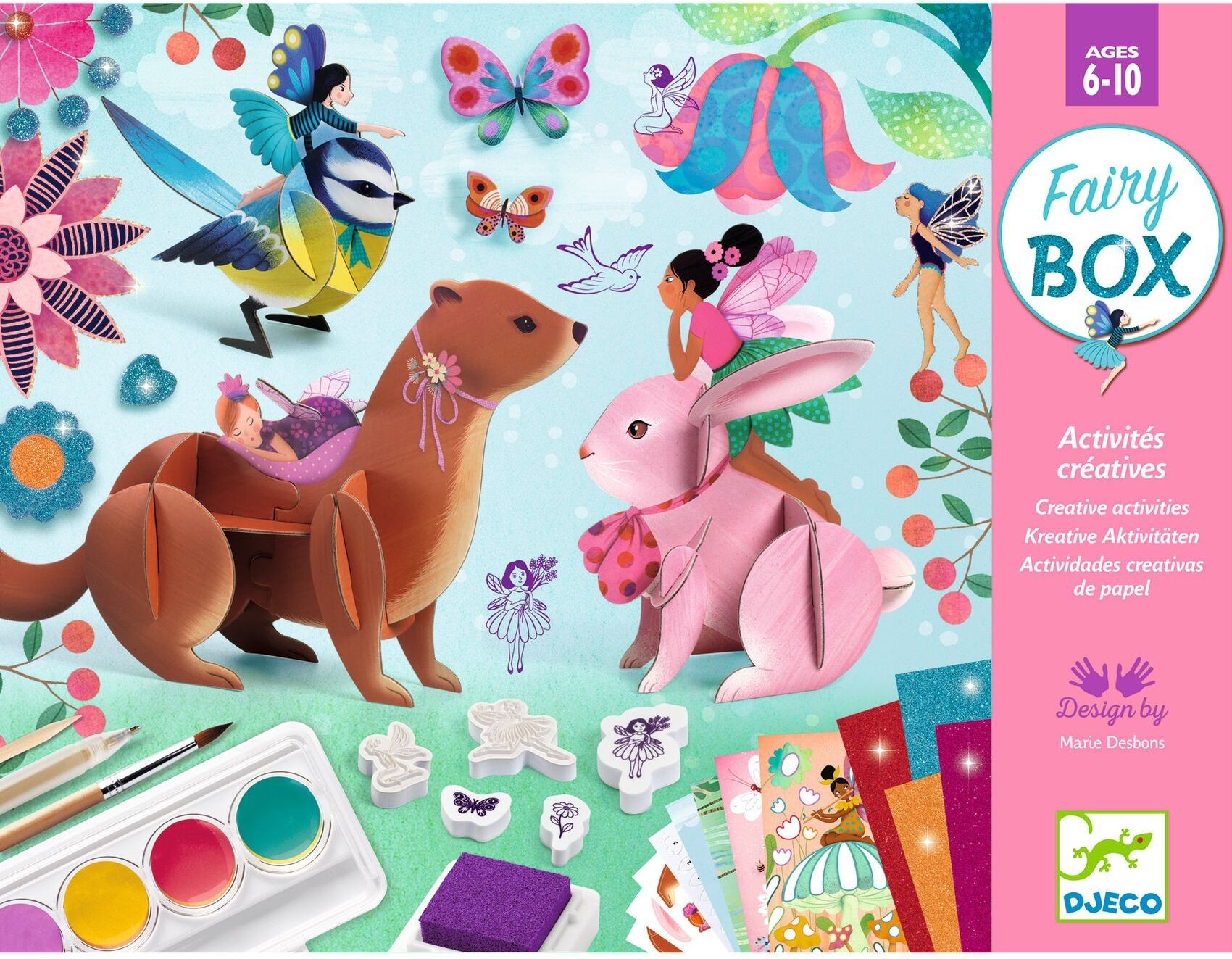 DJECO Velký kreativní box Fairy - obrázek 1