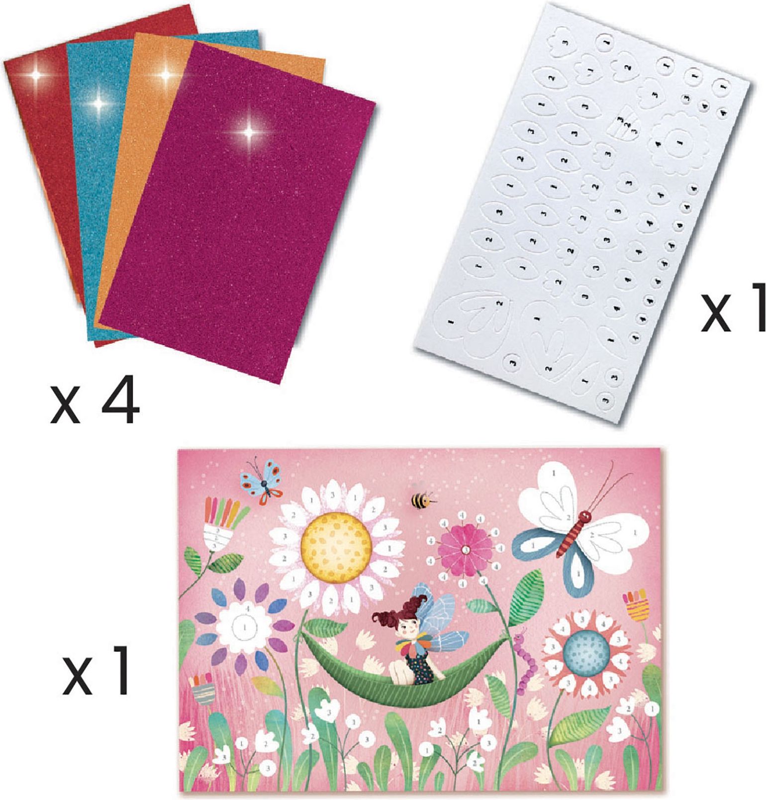 DJECO Velký kreativní box Fairy - obrázek 5