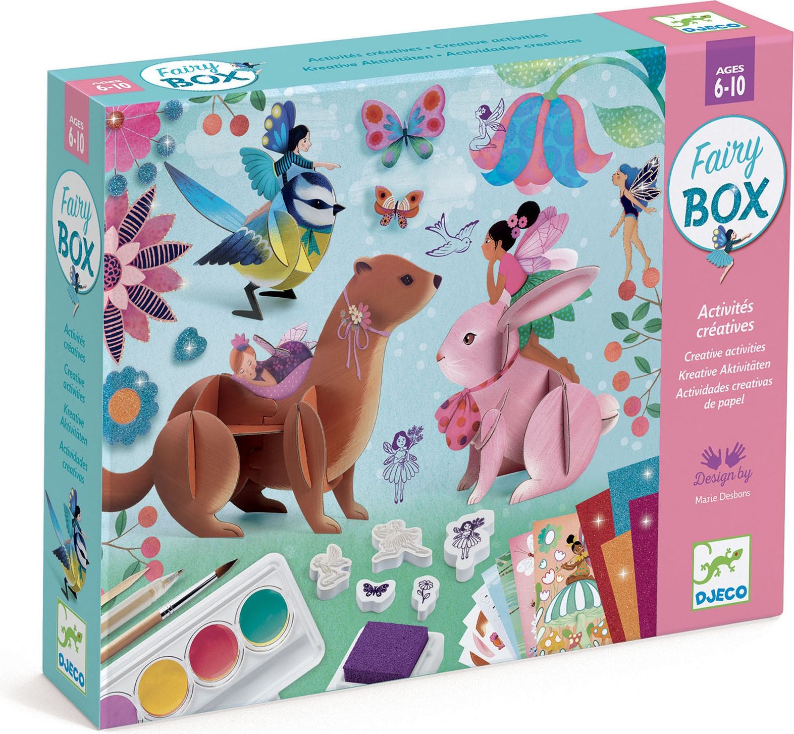 DJECO Velký kreativní box Fairy - obrázek 9