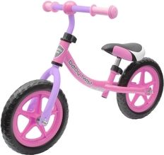 Dětské odrážedlo ocelová konstrukce - KOLO TWIST růžovo-fialové - BabyMix - obrázek 1