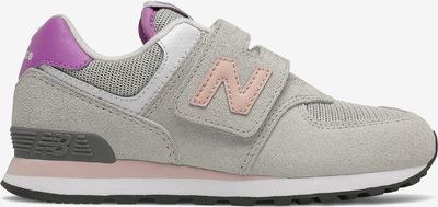574 Tenisky dětské New Balance | Šedá | Dívčí | 31 - obrázek 1