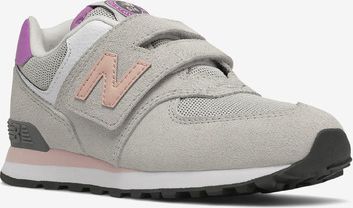 574 Tenisky dětské New Balance | Šedá | Dívčí | 31 - obrázek 2