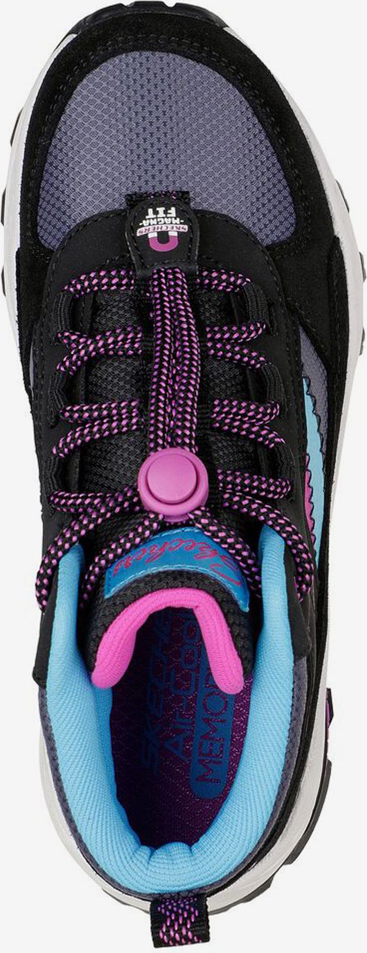 Fialovo-černé holčičí kotníkové tenisky Skechers - 28 - obrázek 3