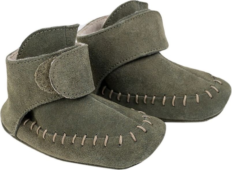 LODGER Capáčky kožené Walker Moccasin Olivine 15 - 18 měsíců - obrázek 1