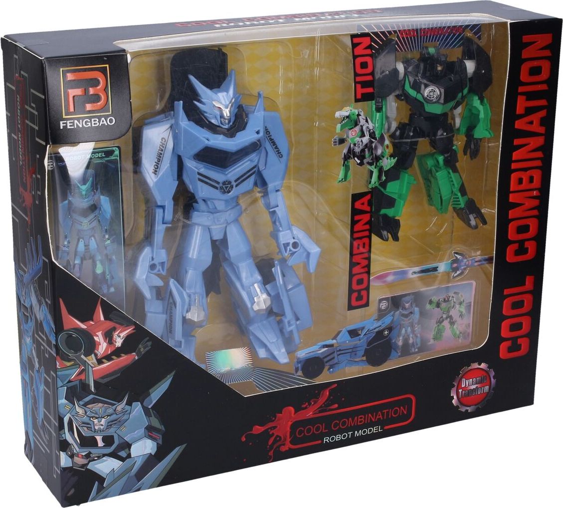 Autobot set 2 roboti 20 cm a 14 cm - obrázek 1