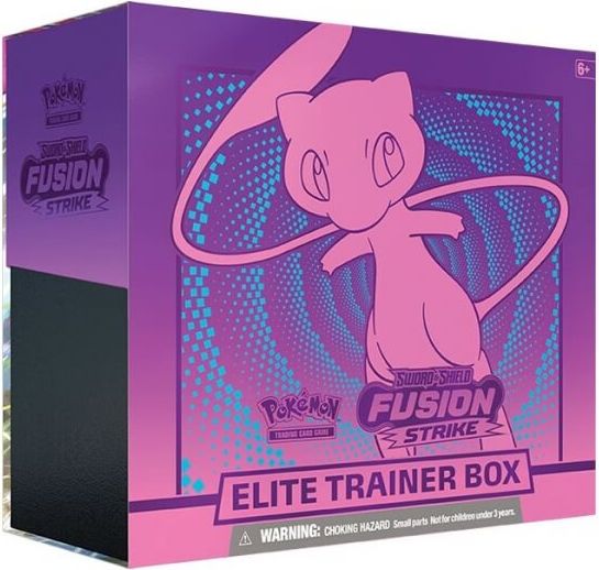 Nintendo Pokémon Sword and Shield - Fusion Strike Elite Trainer Box – Mew VMAX - obrázek 1