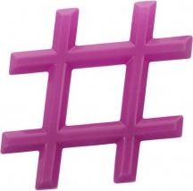 Chladící kousátko Akuku Hashtag růžové, Růžová - obrázek 1