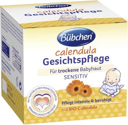 Bübchen Calendula Bio měsíčkový krém na obličej 75 ml - obrázek 1