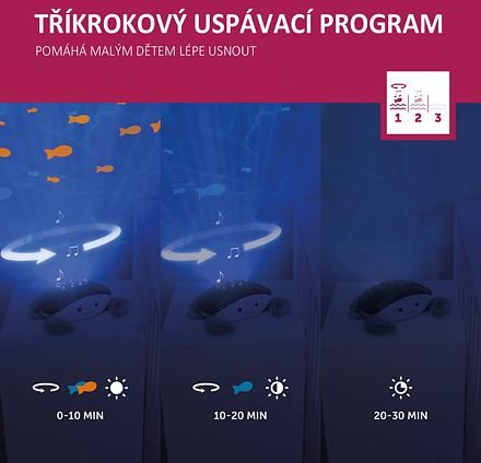ZAZU krab CODY - projektor oceánu s melodiemi - limitovaná edice Chocolate - obrázek 8