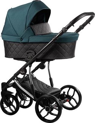 Kočárek Baby Merc Piuma Limited  dvojkombinace stříbrný rám 01/JE - obrázek 1