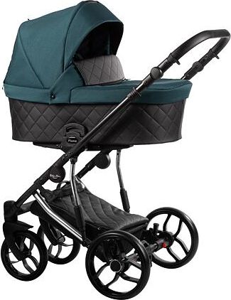 Kočárek Baby Merc Piuma Limited  trojkombinace stříbrný rám s autosedačkou 01/JE - obrázek 1