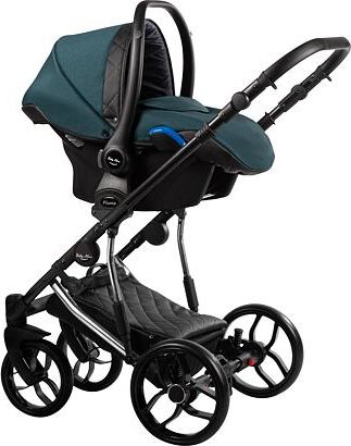 Kočárek Baby Merc Piuma Limited  trojkombinace stříbrný rám s autosedačkou 01/JE - obrázek 3