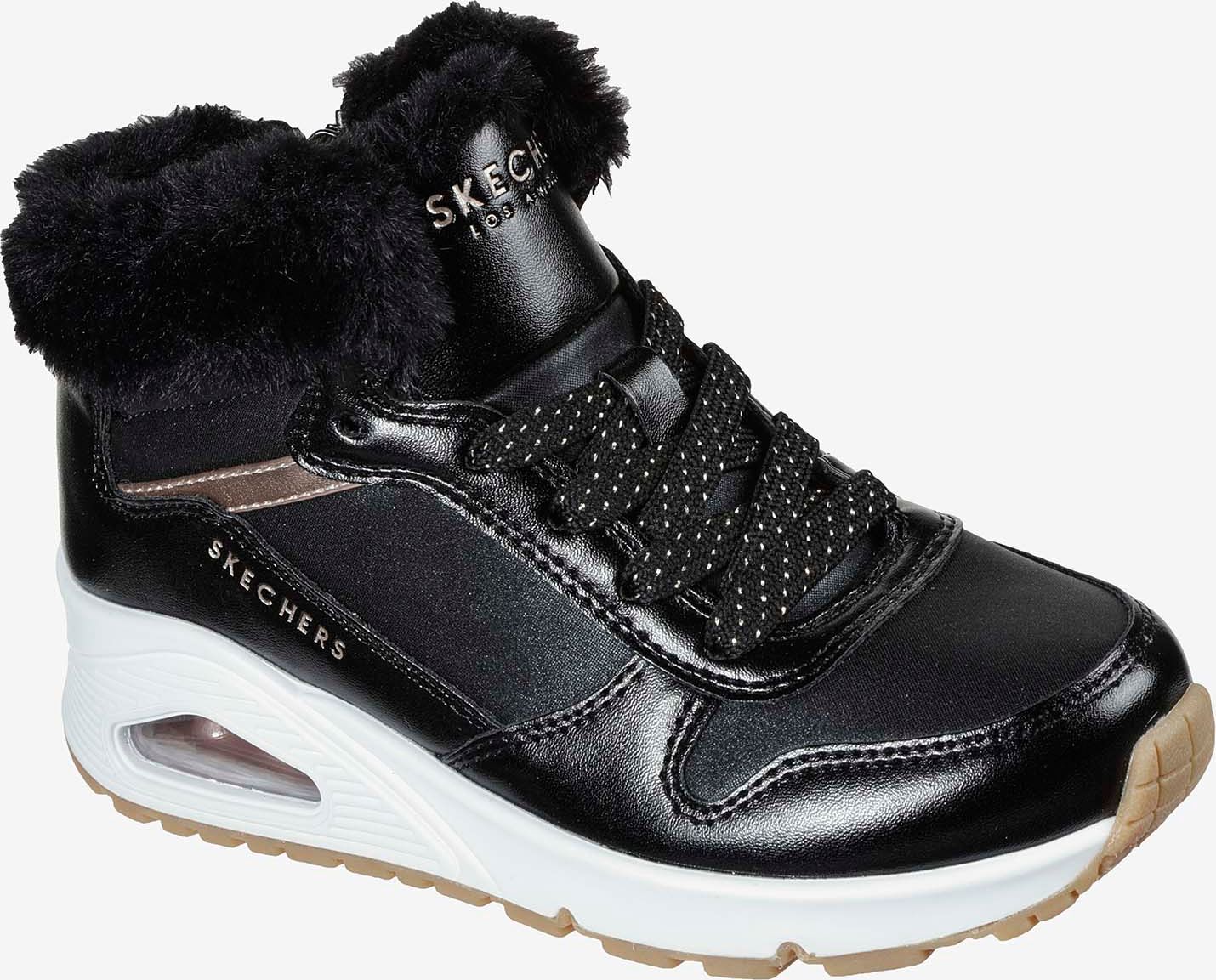 Černé holčičí zimní boty Skechers - 28 - obrázek 1