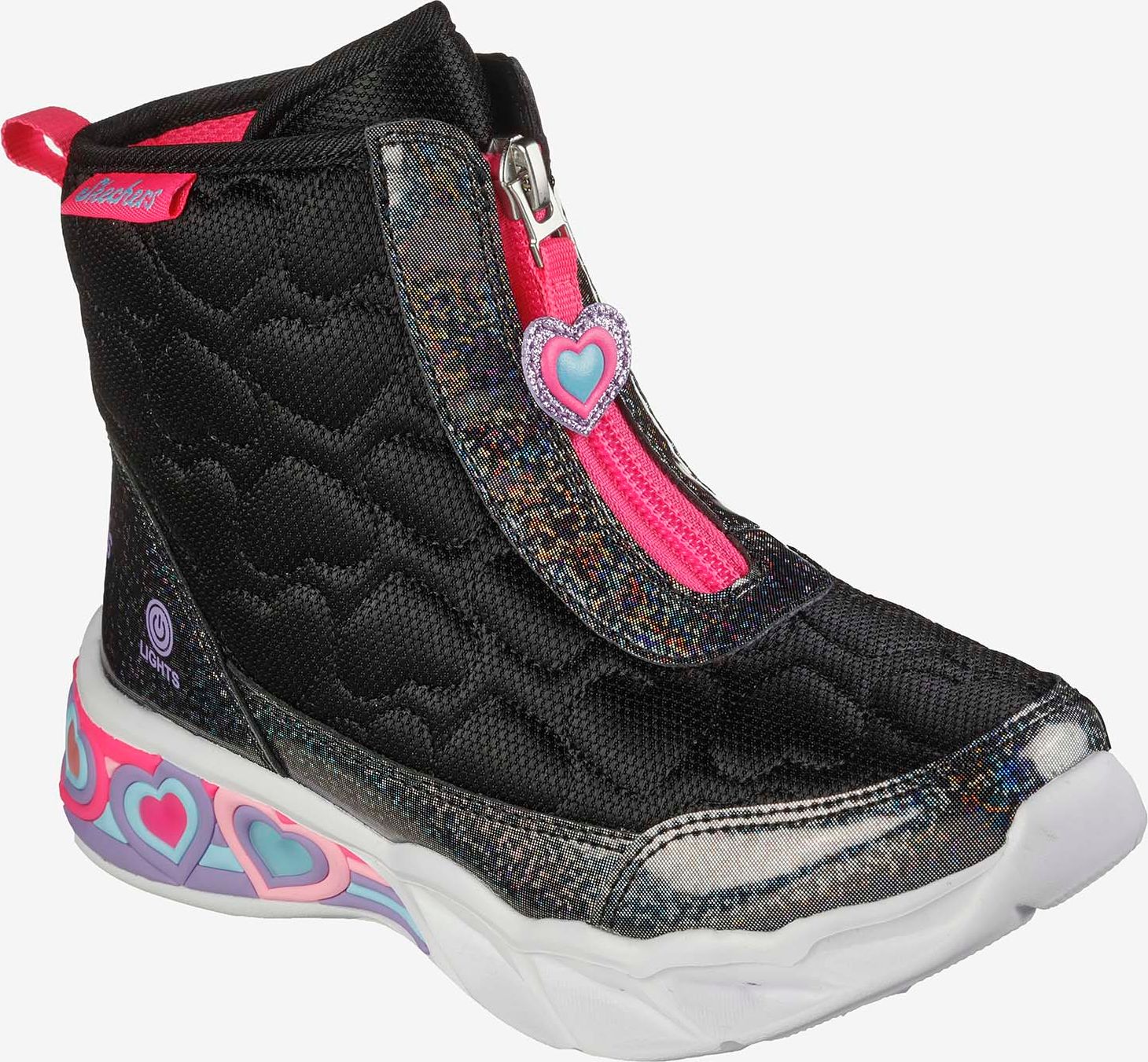 Černé holčičí zimní boty Skechers - 27 - obrázek 1