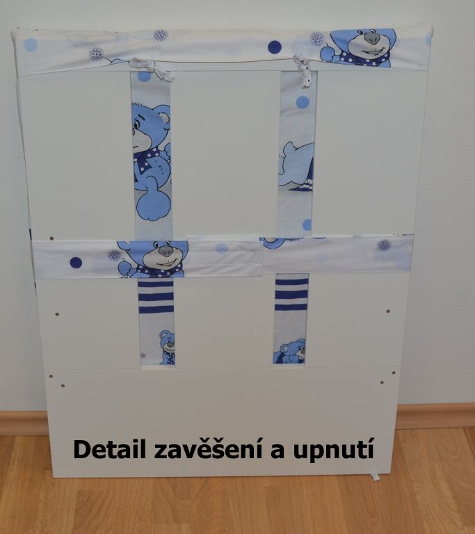 Kapsář na postýlku s plnými čely Dětský svět různé motivy - obrázek 2