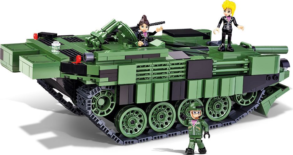 Cobi 2498 Švédský tank Strv 103C S-tank (poškozený obal) - obrázek 2