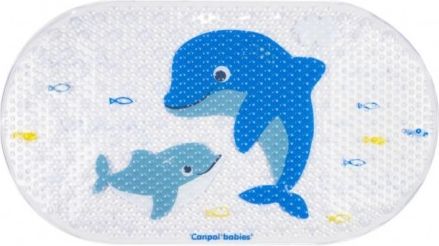 Canpol babies Protiskluzová podložka do vany - Delfín, modrá - obrázek 1