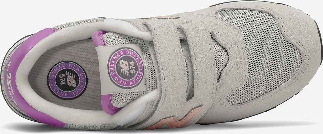 Světle šedé holčičí semišové tenisky New Balance - 31 - obrázek 4