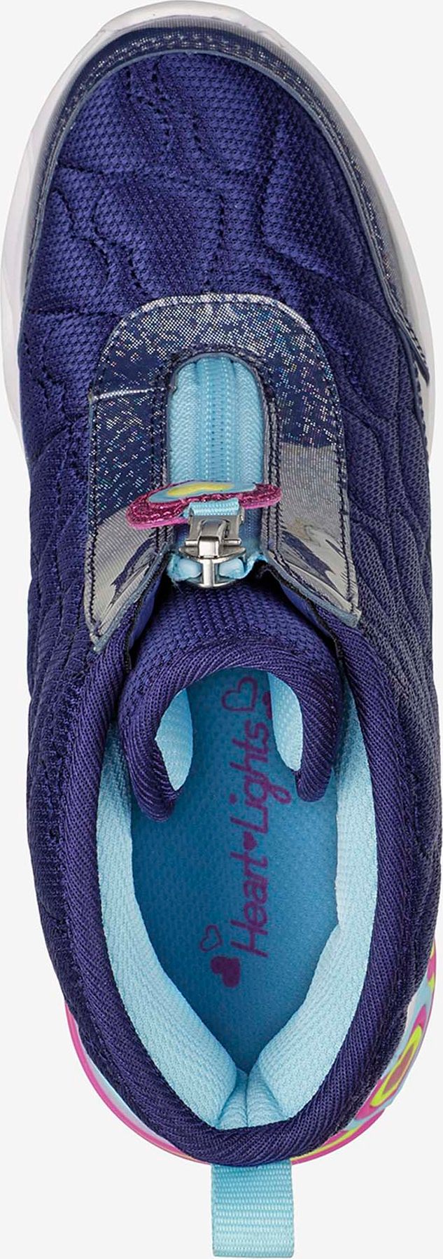 Tmavě modré holčičí zimní boty Skechers - 27 - obrázek 4