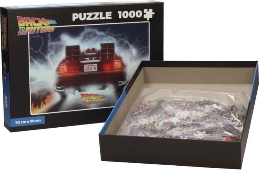 Grooters Puzzle Návrat do Budoucnosti - DeLorean, 1000 ks - obrázek 1