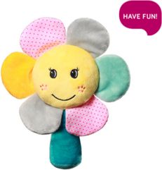 Hračka plyšová s chrastítkem - RAINBOW FLOWER s mořskou - BabyOno - obrázek 1