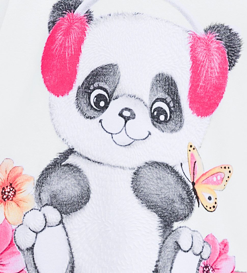 Dívčí tričko KYLY PANDA bílé Velikost: 86 - obrázek 2