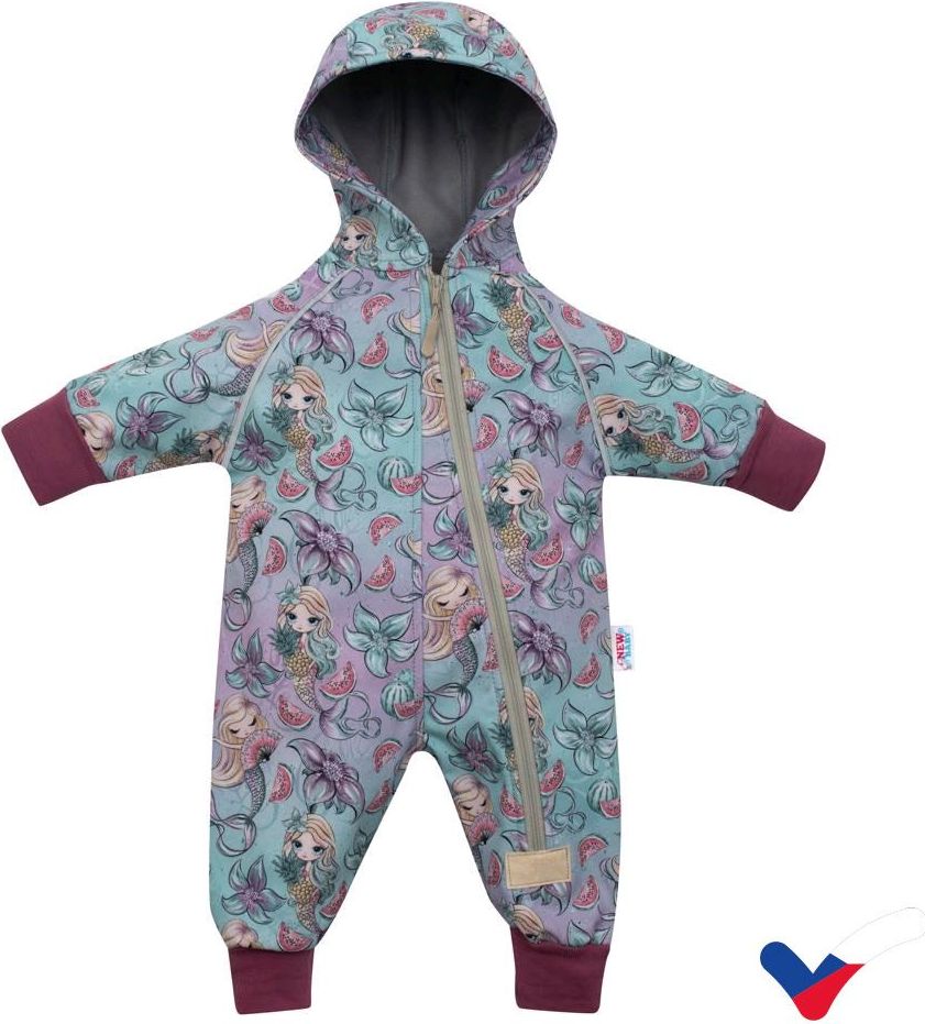 Softshellový kojenecký overal New Baby Mořské panny Varianta: růžová/68 (4-6m) - obrázek 15