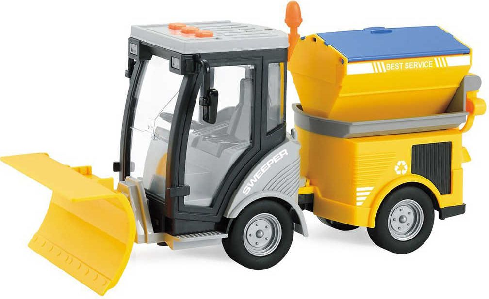Auto vůz odklízecí na sníh 25cm na setrvačník na baterie Světlo Zvuk - obrázek 1