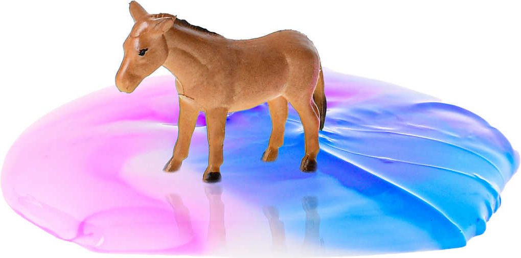 Hmota sliz barevný s koníkem 10cm Horse Friends 4 druhy v kelímku - obrázek 9