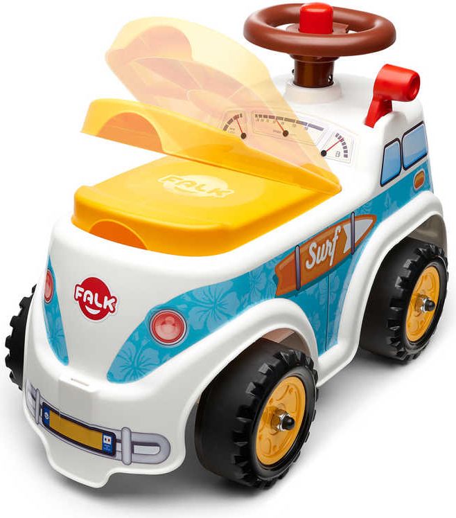 FALK Baby odstrkovadlo auto dodávka s klaksonem otevírací sedátko - obrázek 2