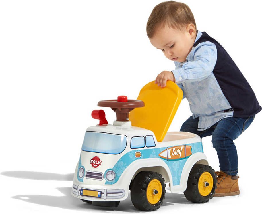 FALK Baby odstrkovadlo auto dodávka s klaksonem otevírací sedátko - obrázek 3