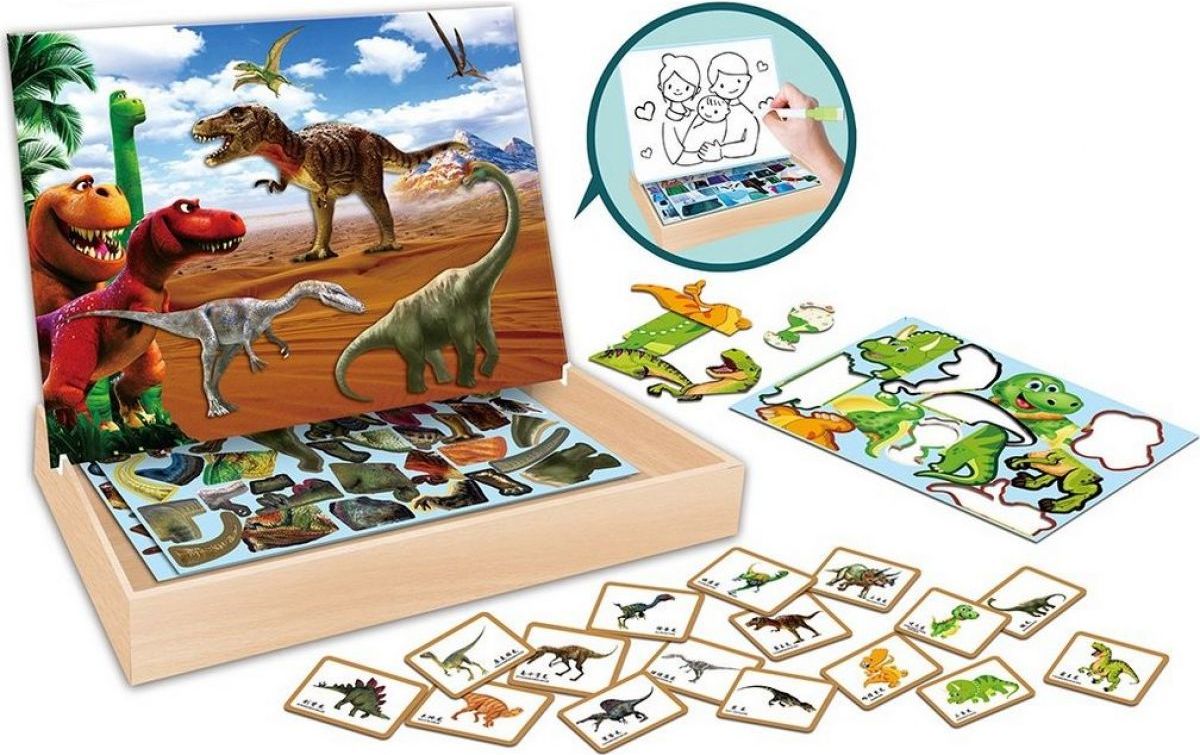 Puzzle magnetické dinosauři 30 cm - obrázek 1