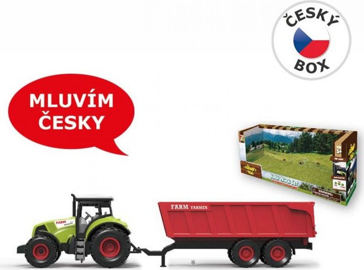 Traktor s přívěsem český hlas 7211 - obrázek 1
