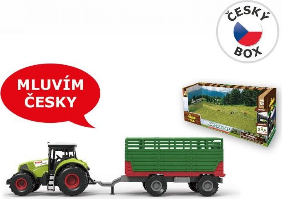 Traktor s přívěsem český hlas 7212 - obrázek 1