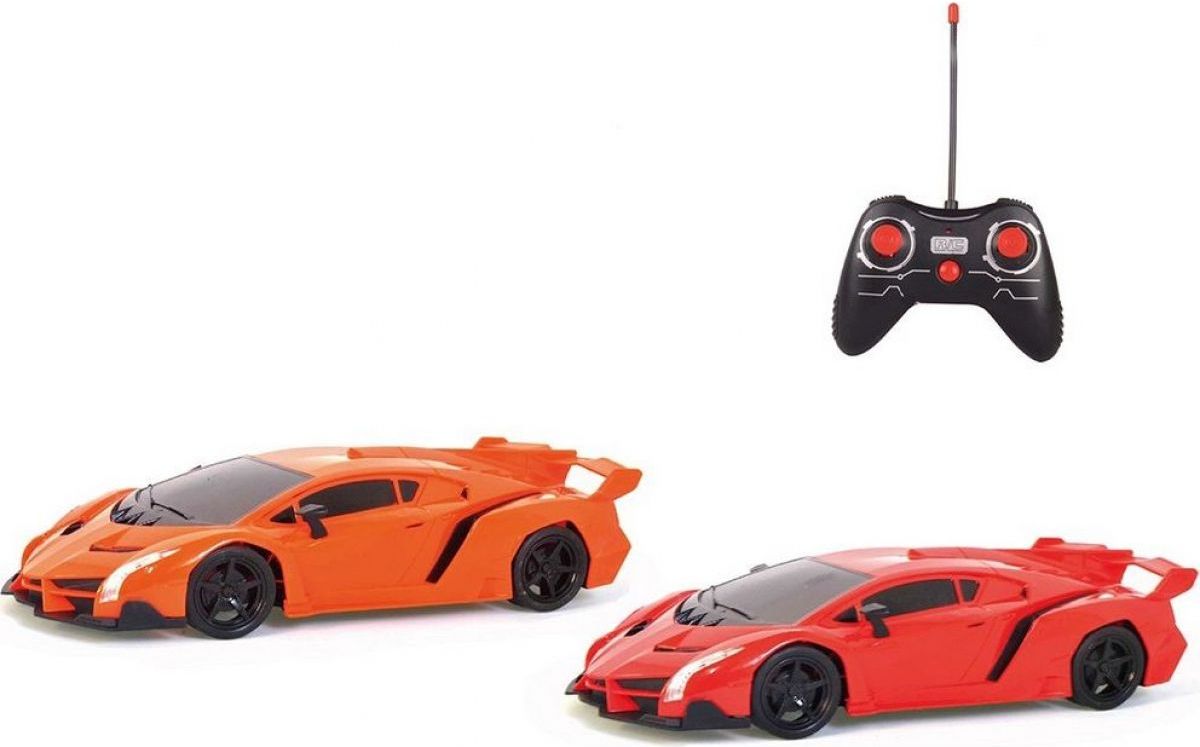 Made Auto na dálkové ovládání 25 cm - Oranžový - obrázek 1