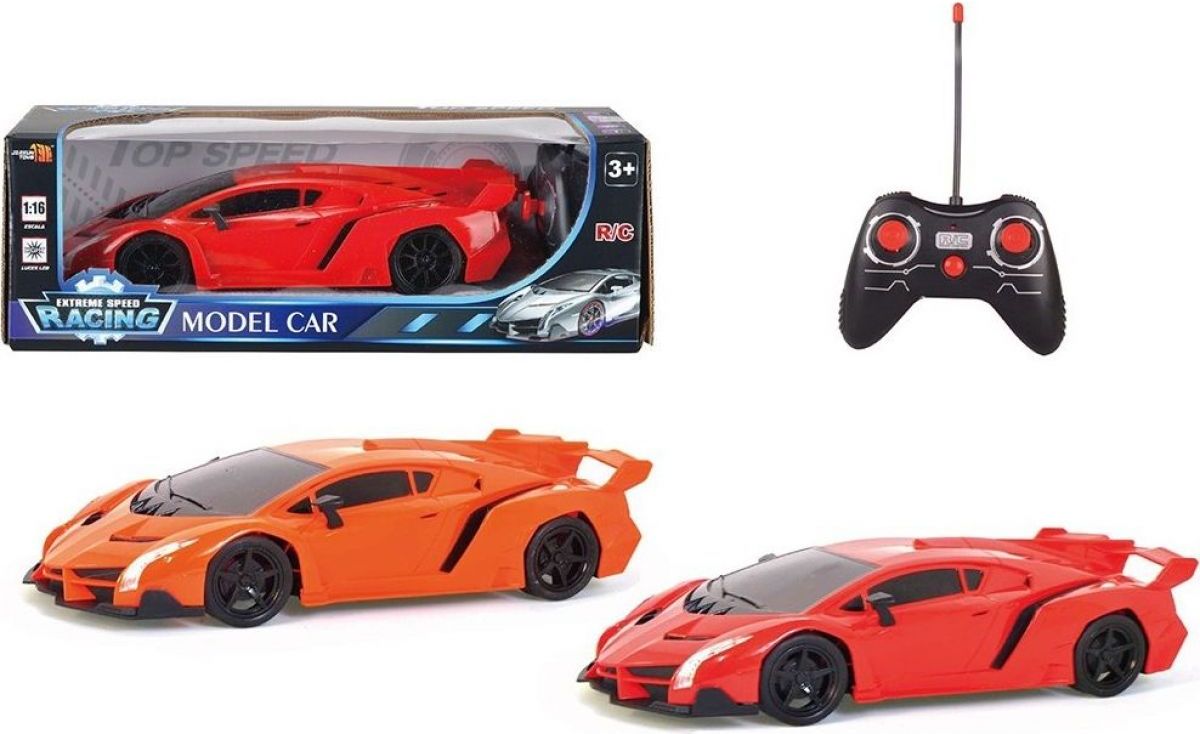 Made Auto na dálkové ovládání 25 cm - Oranžový - obrázek 2