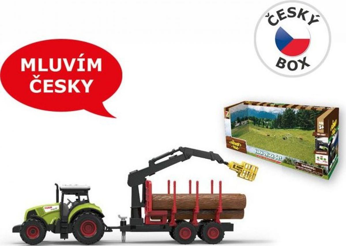 Traktor s přívěsem český hlas 7213 - obrázek 1
