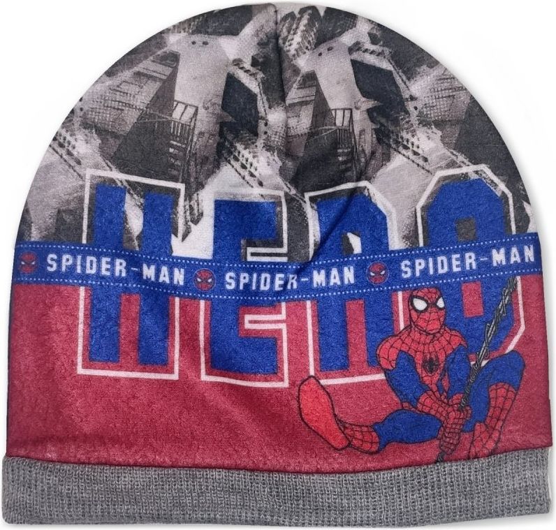 SunCity · Dětská / chlapecká teplá čepice Spider-man - MARVEL - motiv Hero 54 Šedá - obrázek 2