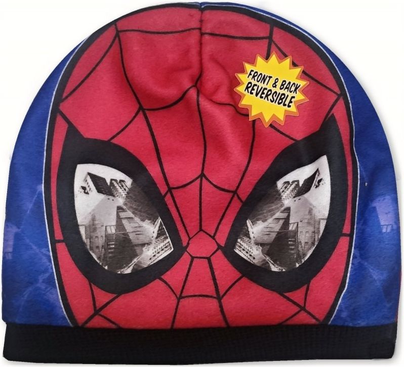 SunCity · Dětská / chlapecká teplá čepice Spider-man - MARVEL - motiv Hero 52 Černá - obrázek 1